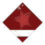 Diamond Star with String To From Christmas Hang Tag